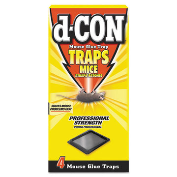 d-CON® Mouse Glue Trap, Plastic, 4 Traps-box, 12 Boxes-carton freeshipping - TVN Wholesale